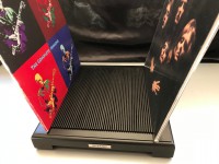 Držák gramofonových desek plast a dřevo - Oldstep