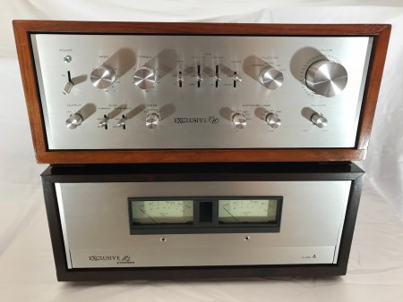 SOLD - PIONEER EXCLUSIVE C10 AND M4 - Preamp and Power Amp